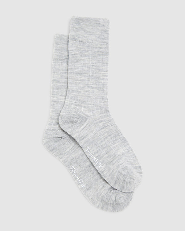 Fine Merino Socks Grey