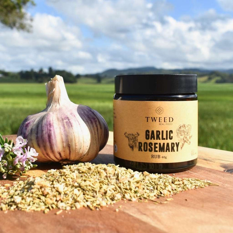 Garlic Rosemary Rub: Jar 40g