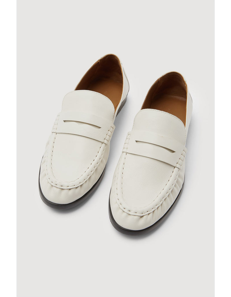 Avenue leather loafer- cream