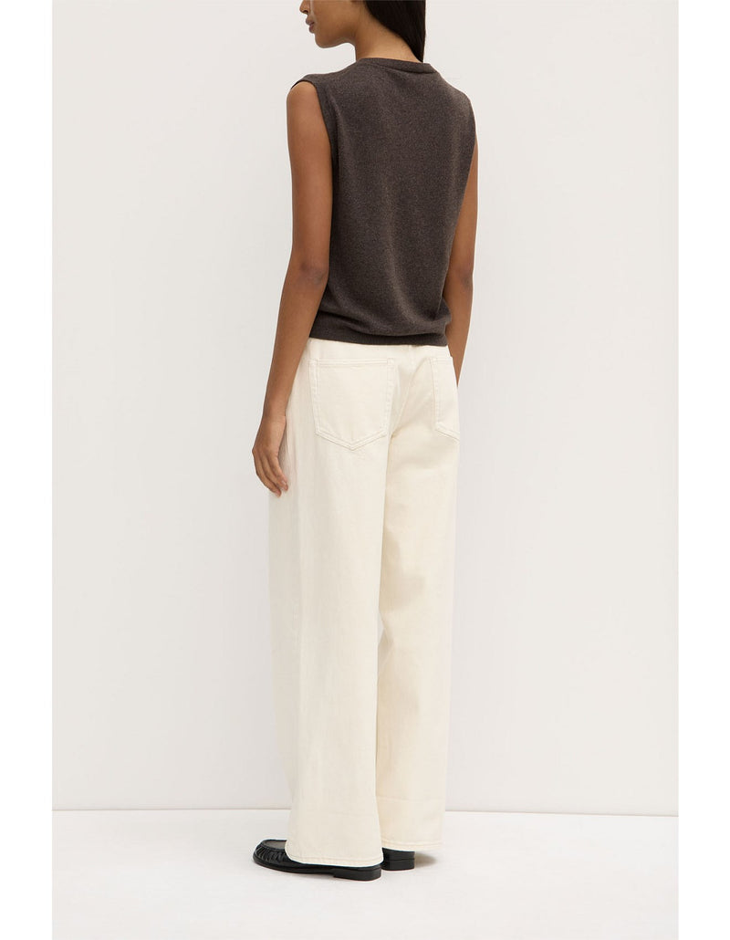 Lara cashmere knit tank-ganache