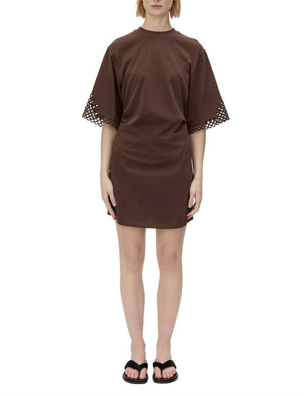 Lolani mini tee dress-chocolate