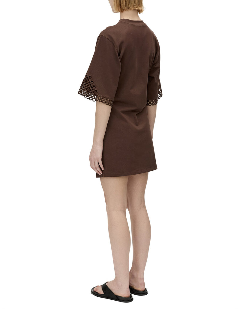 Lolani mini tee dress-chocolate