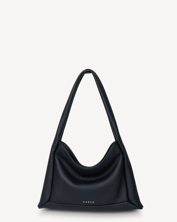 Hazel shoulder bag- black luxe