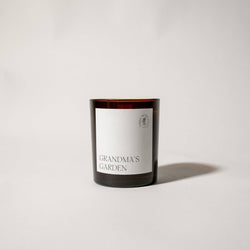 GRANDMA'S GARDEN: WHITE MUSK / BASIL / NEROLI / BERGAMOT AMBER CANDLE 200G