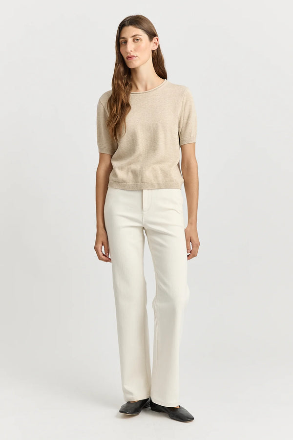 Short sleeve knit- jute