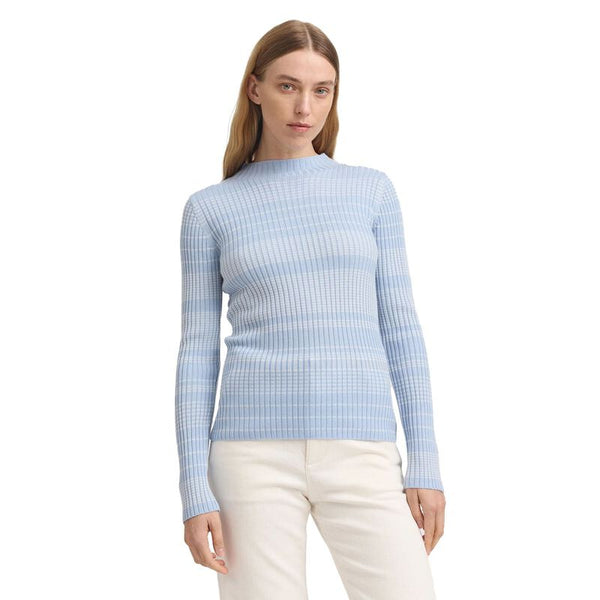 Gradient stripe funnel- dove