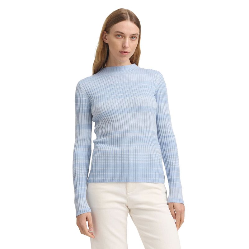 Gradient stripe funnel- dove