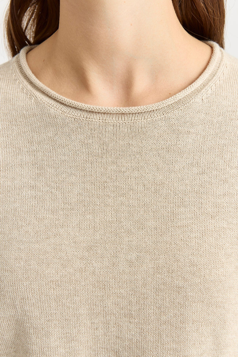 Short sleeve knit- jute