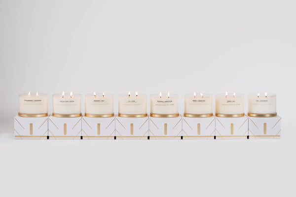 Soy Candle- Strawberries + Champagne