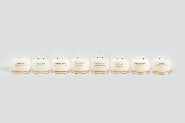 Soy Candle- Strawberries + Champagne