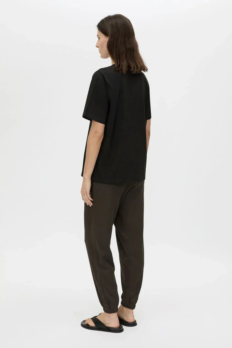 Capella oversized logo tee-black