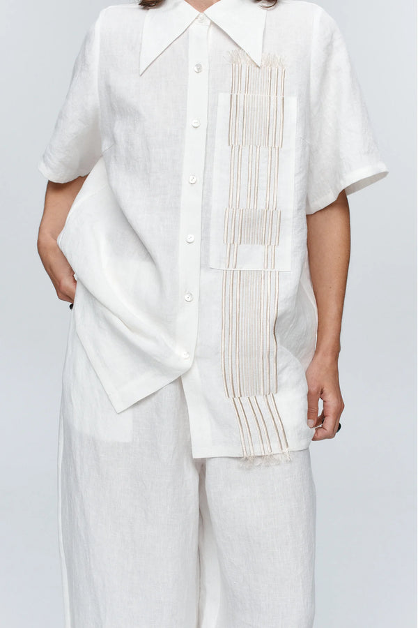 Atticus shirt-ivory