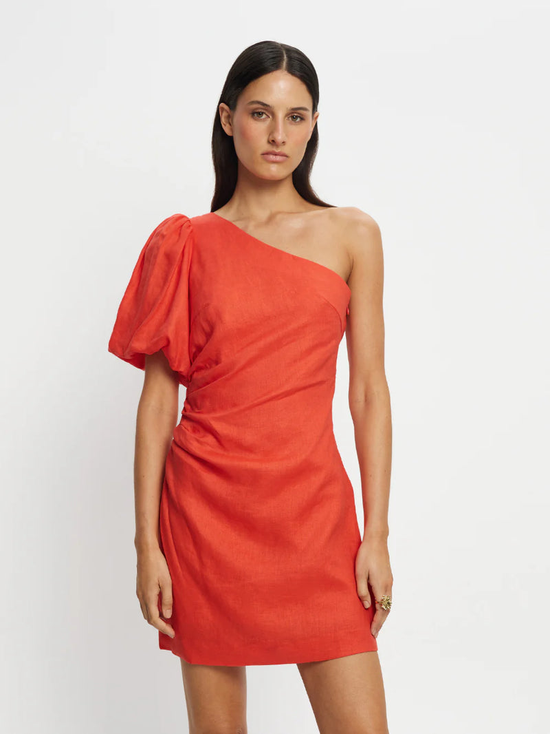 Anais one shoulder mini dress