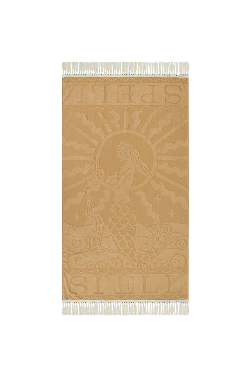 Aquarius towel-sunkissed
