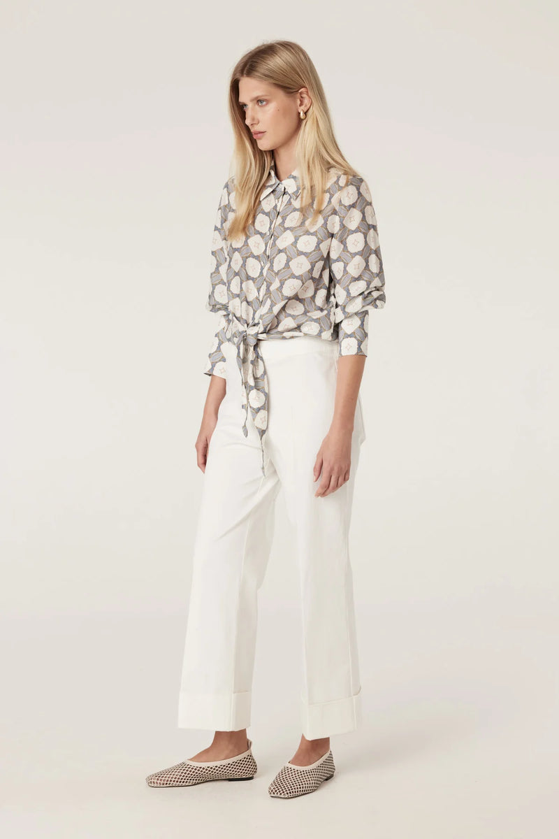 Sana blouse- tile print