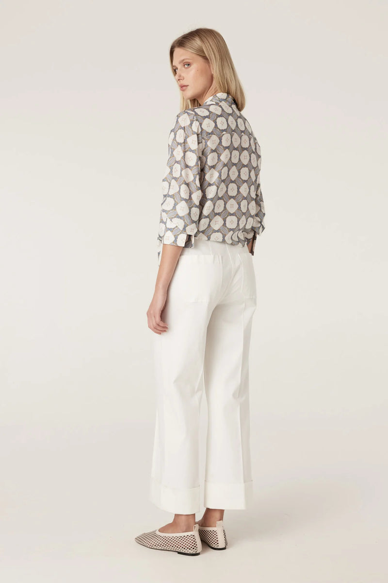 Sana blouse- tile print