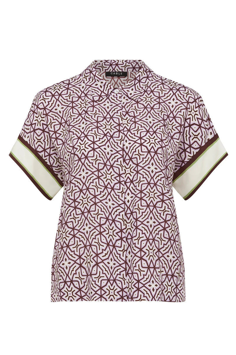 Nova blouse- Lattice print