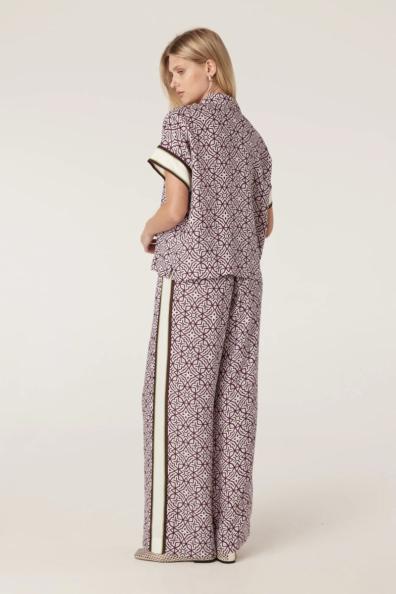 Nova blouse- Lattice print
