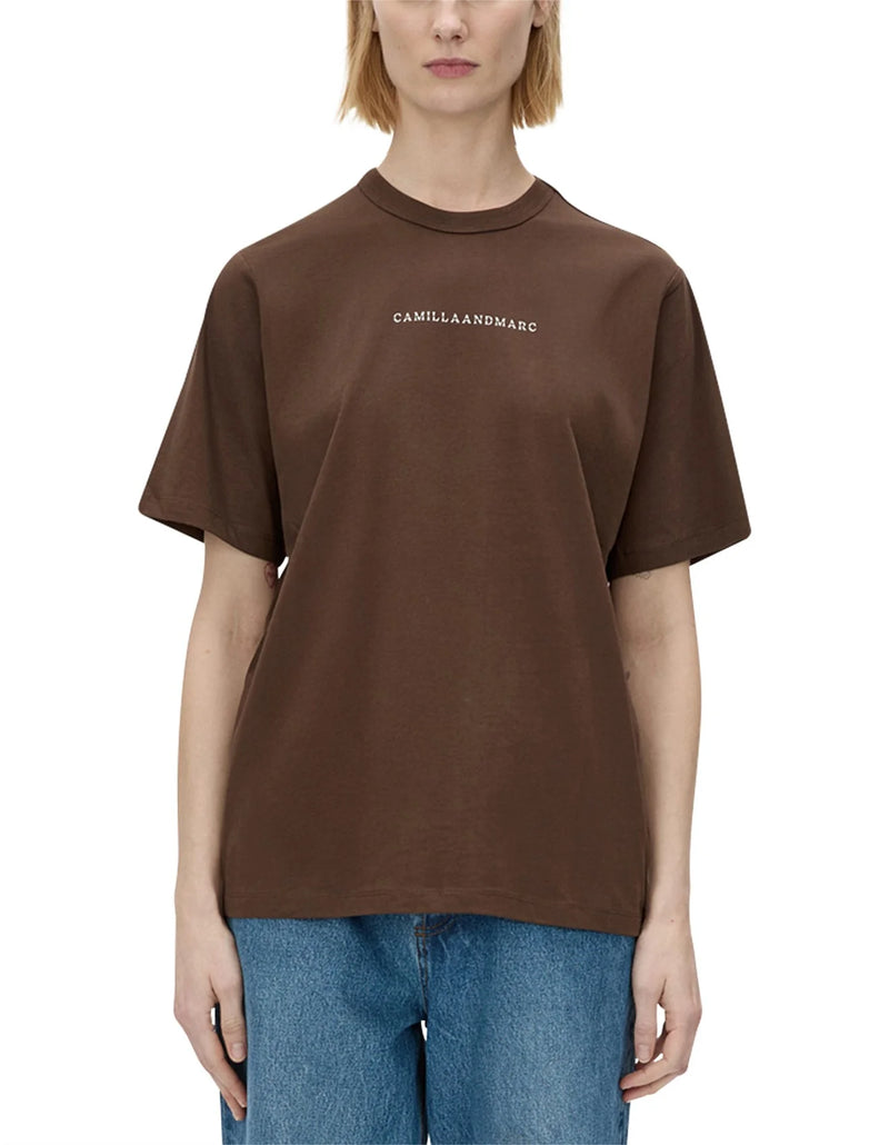 Suvero logo tee- chocolate
