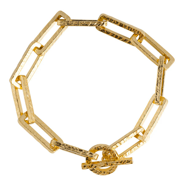 Antique gold chain bracelet