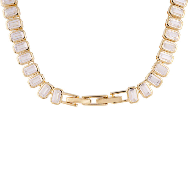 Blanc tennis necklace