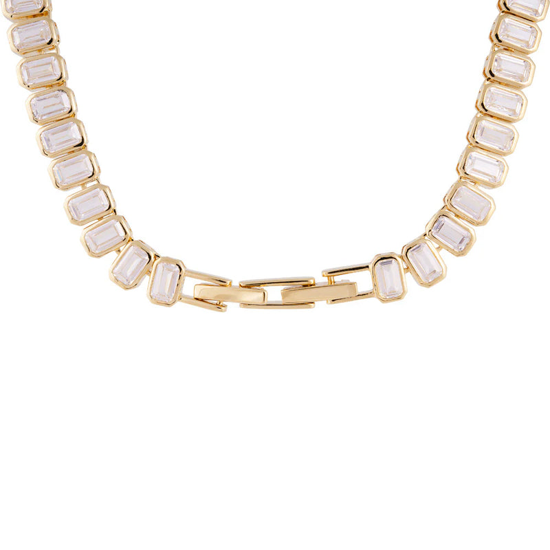 Blanc tennis necklace