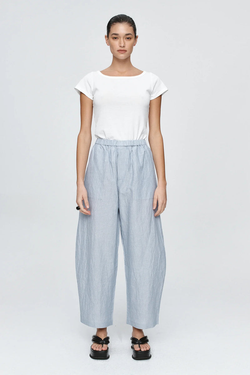 Ellidy pant- Bleu stripe