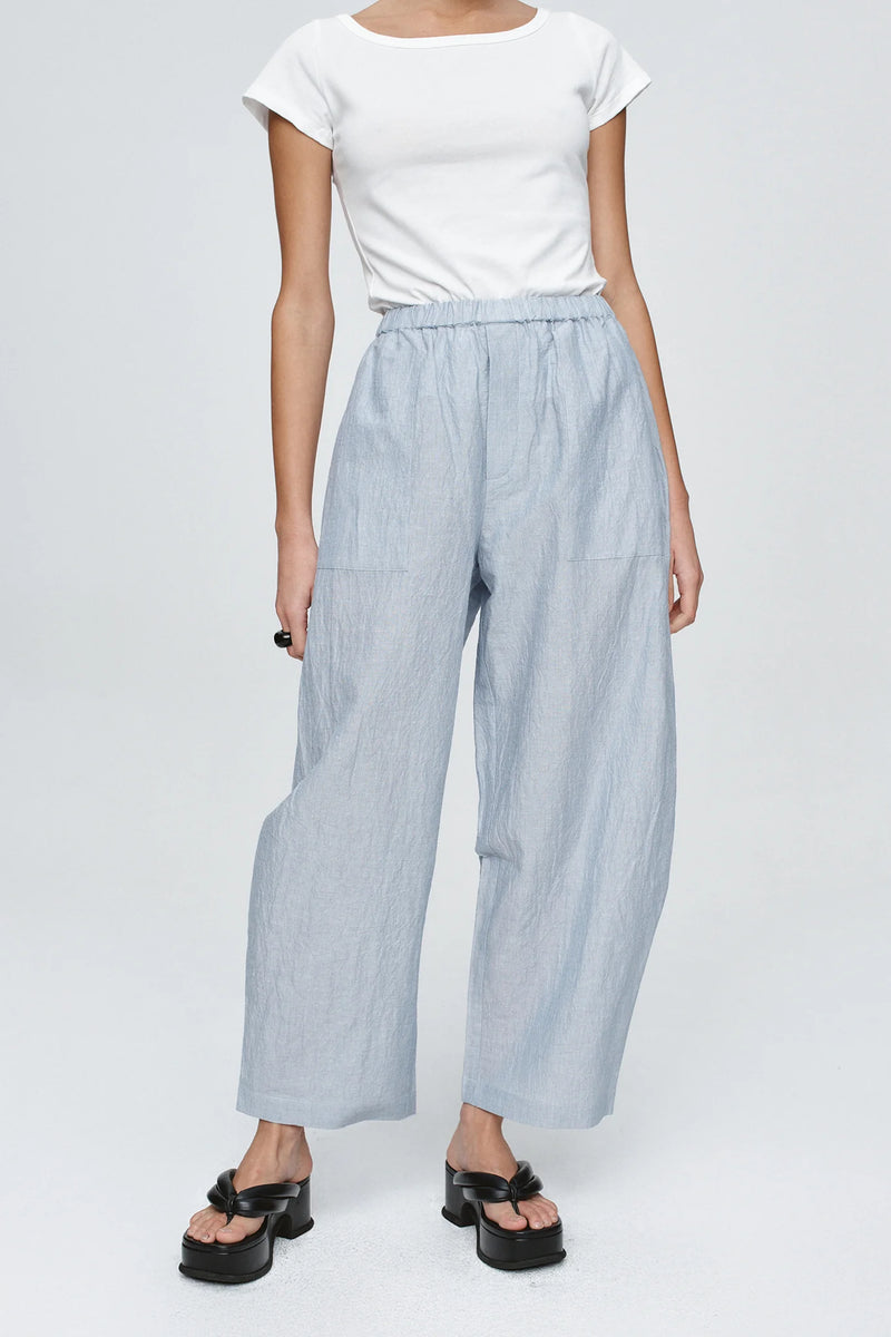 Ellidy pant- Bleu stripe
