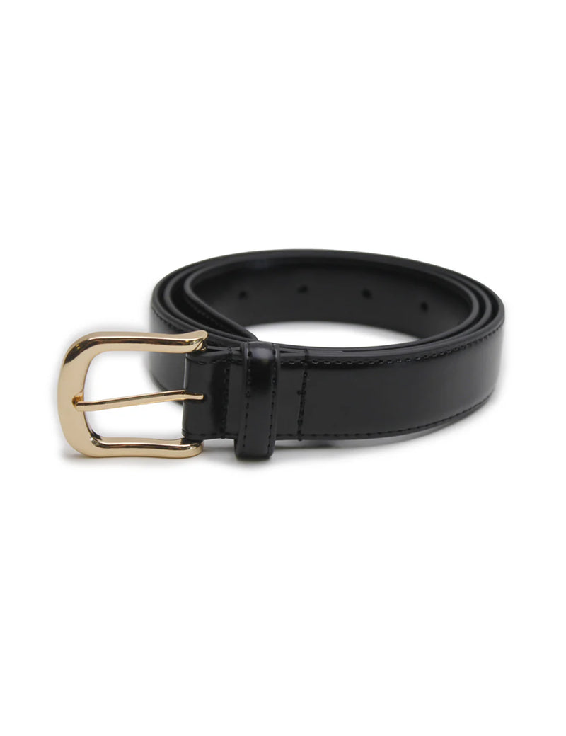 Every day belt- blk/gld