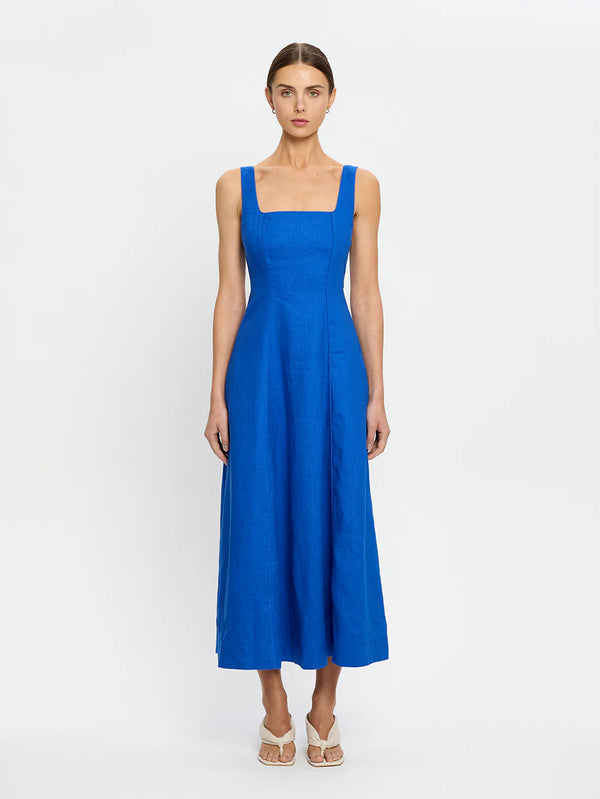 Elise midi dress-cobalt