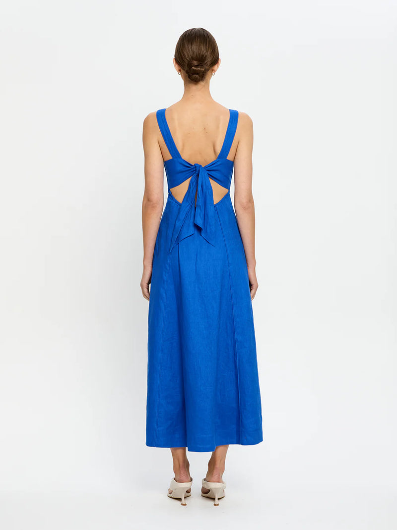 Elise midi dress-cobalt