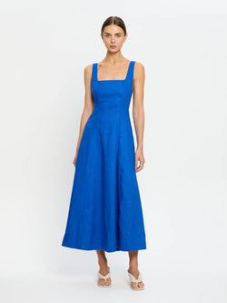 Elise midi dress-cobalt