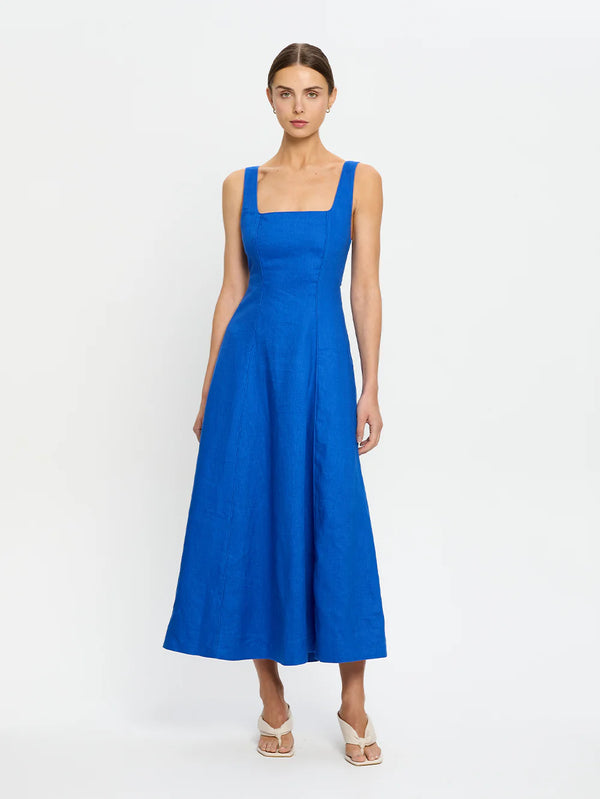Elise midi dress-cobalt