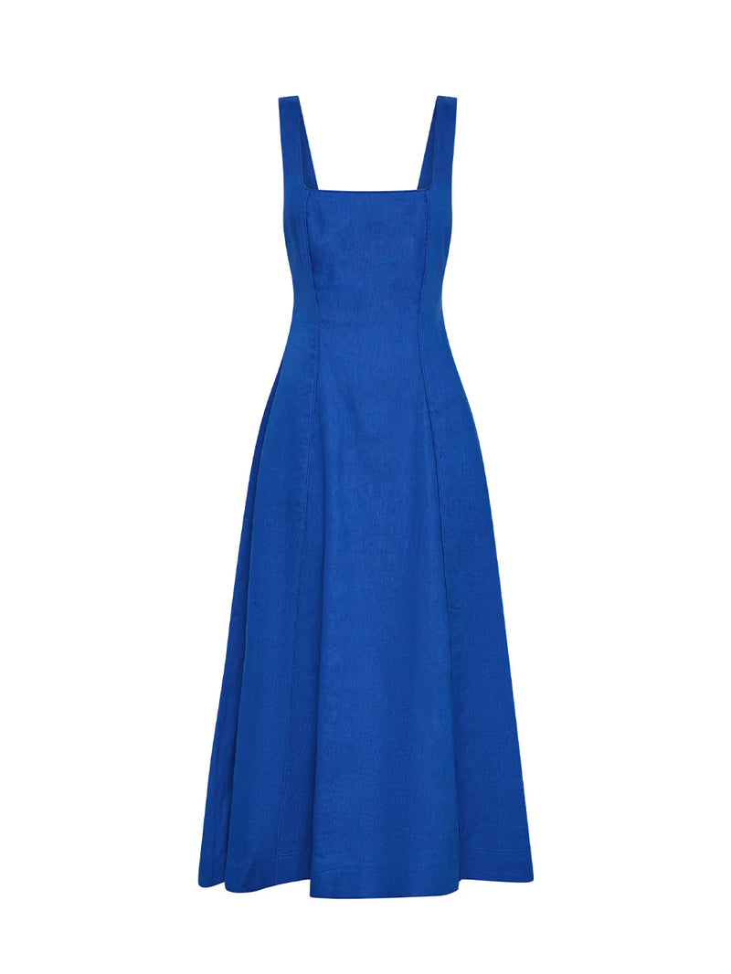 Elise midi dress-cobalt