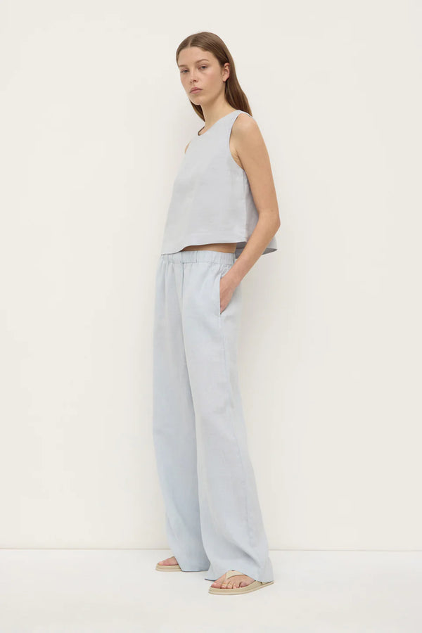 Everyday linen pant-cloud