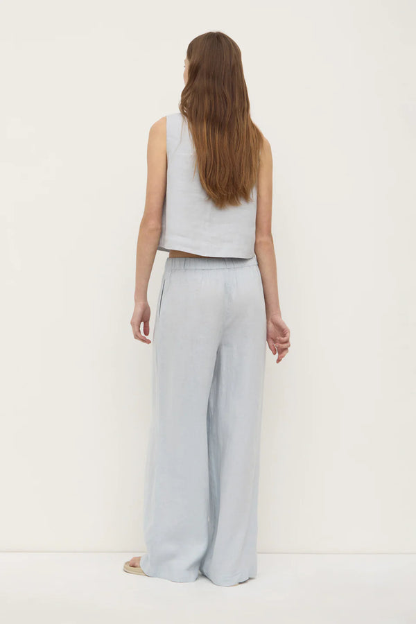 Everyday linen pant-cloud