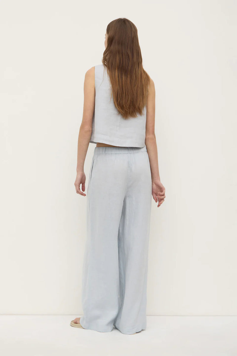 Everyday linen pant-cloud