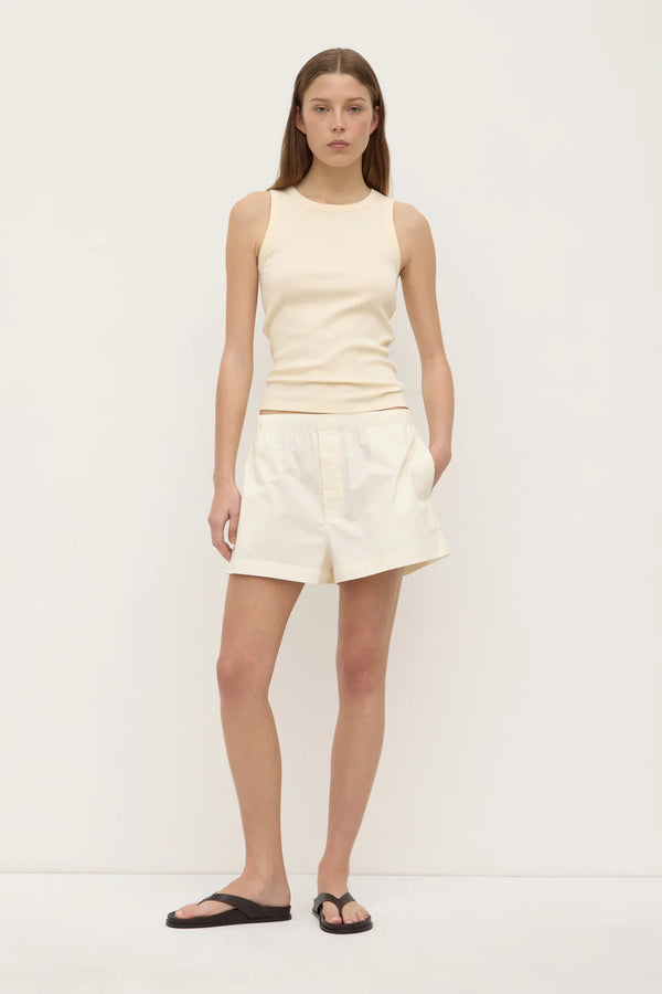 Everyday poplin short-butter