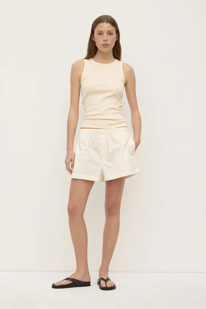 Everyday poplin short-butter