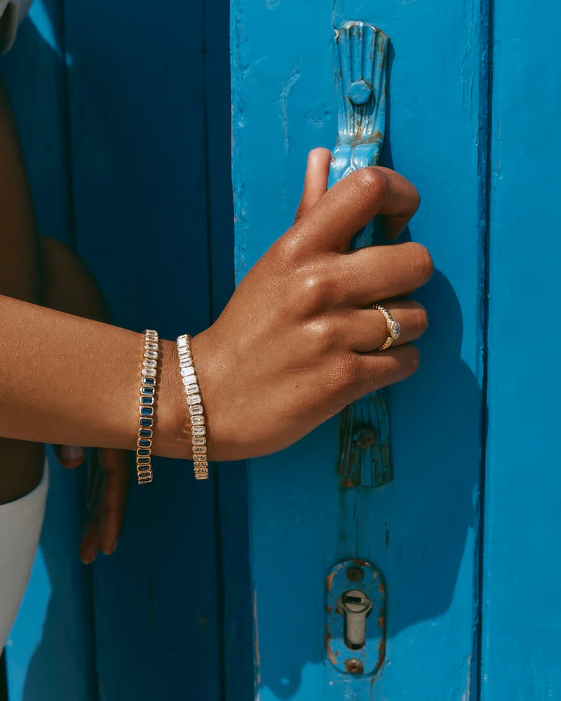 Blanc tennis bracelet