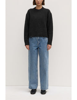 Beau merino knit- charcoal