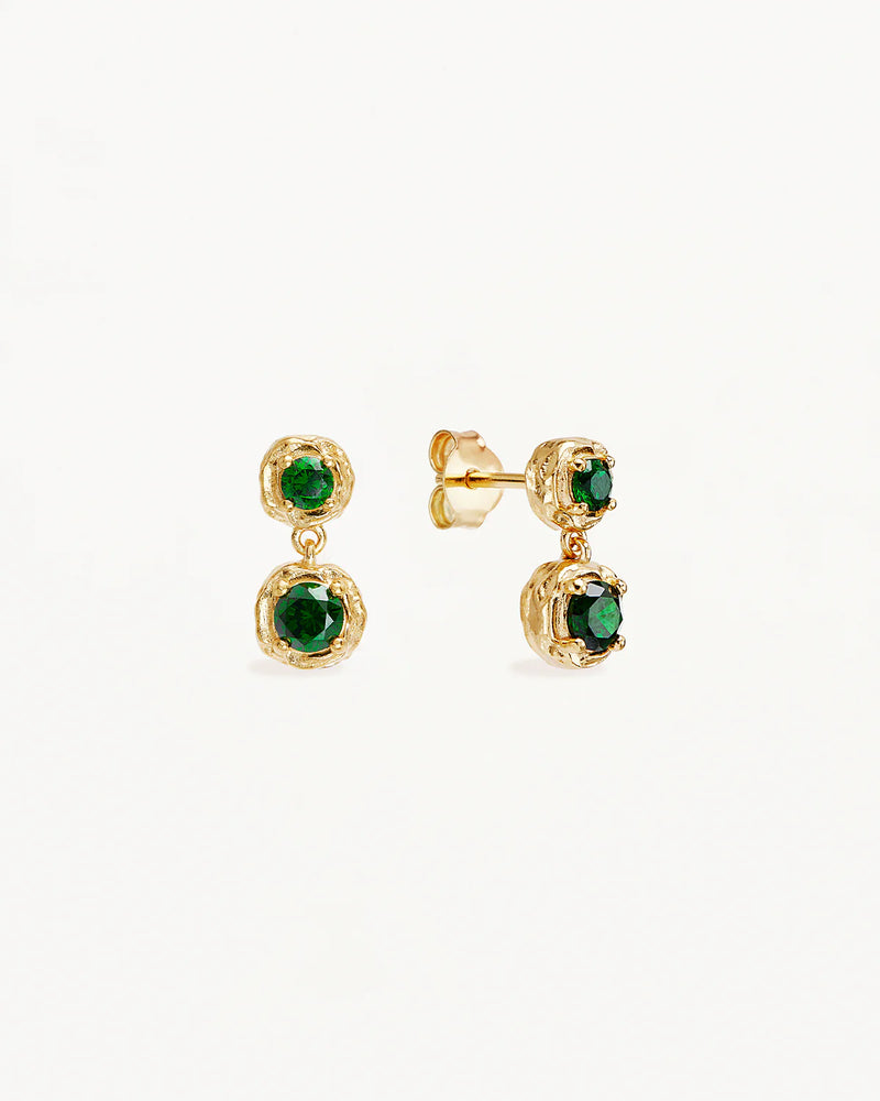 Depth of you drop earrings- gold