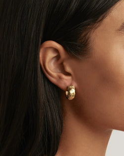 Gold drift hoops
