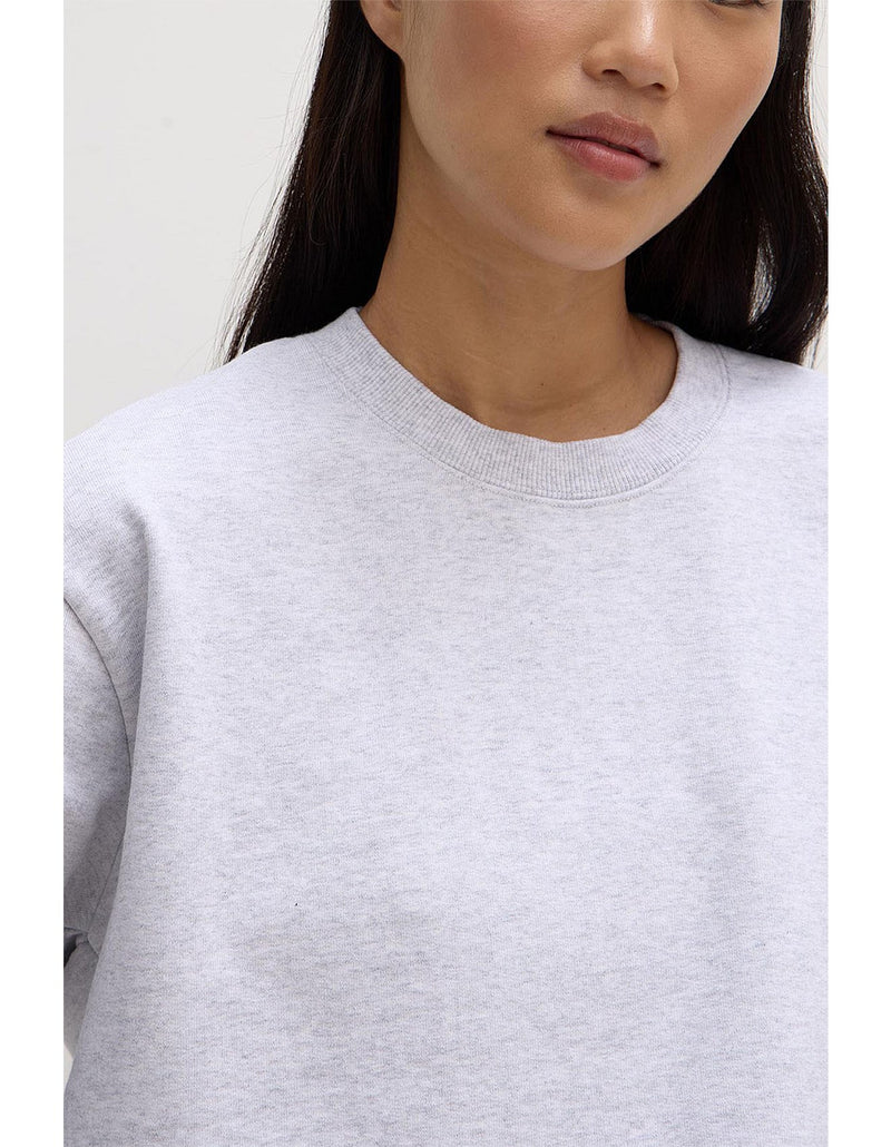 Women’s weekender fleece crew-heather grey