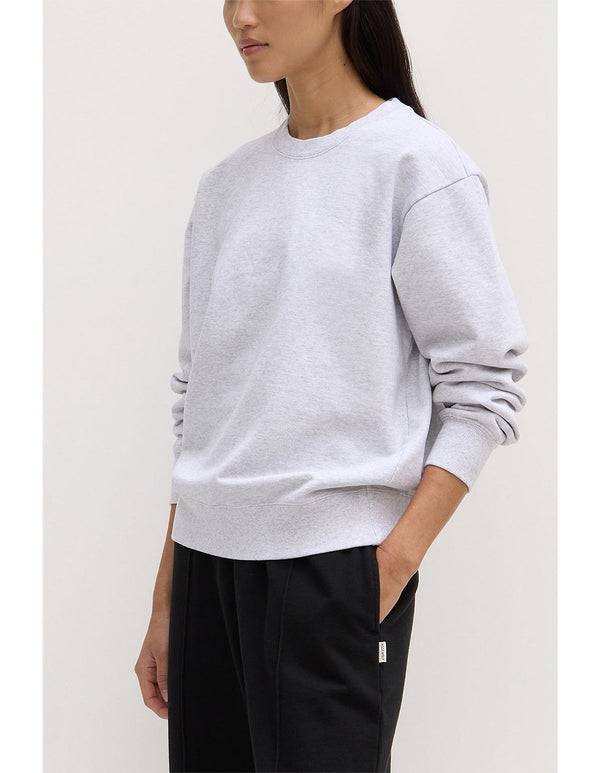 Women’s weekender fleece crew-heather grey