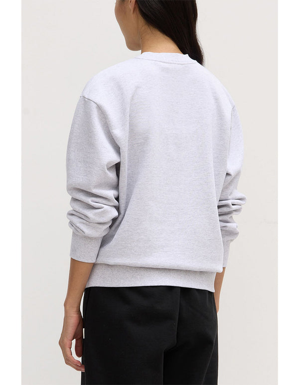 Women’s weekender fleece crew-heather grey