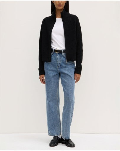 Annisha zip knit- blk