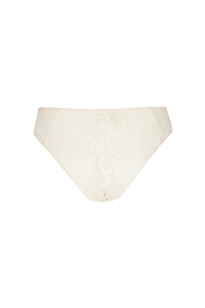 Lux Lisbon Lace Brief-vintage cream