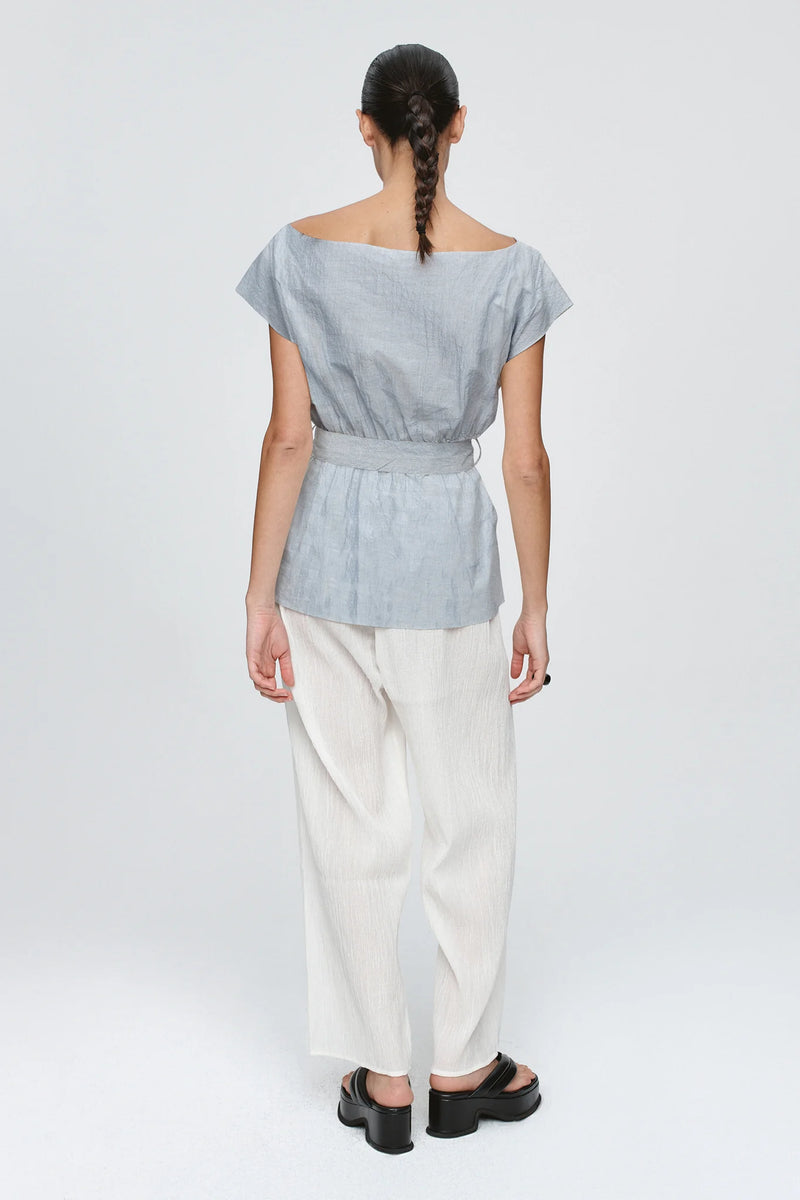 Jude top- Bleu stripe