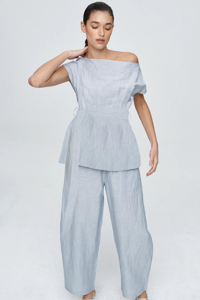 Jude top- Bleu stripe